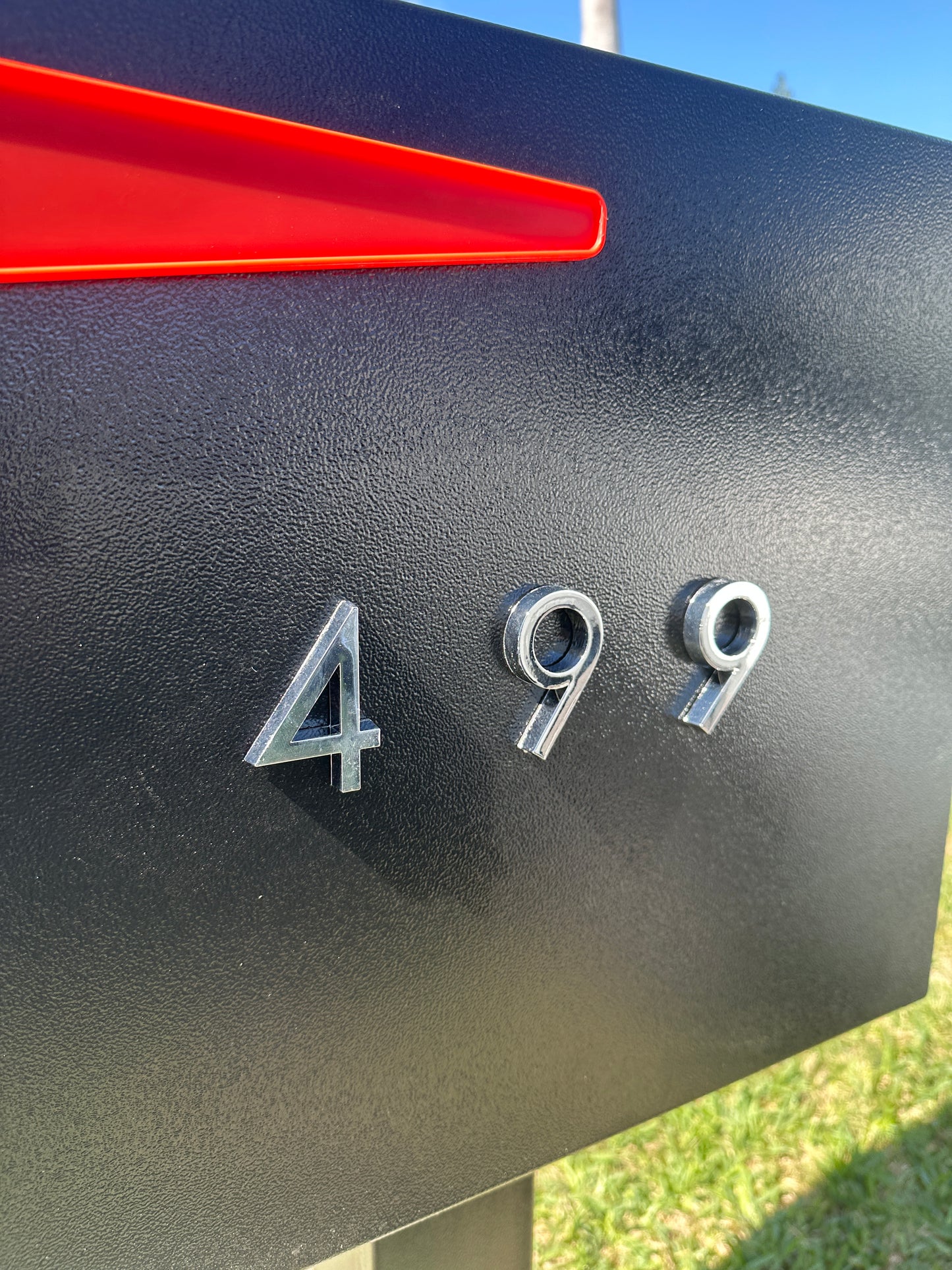 Pole Type Mailbox Numbers