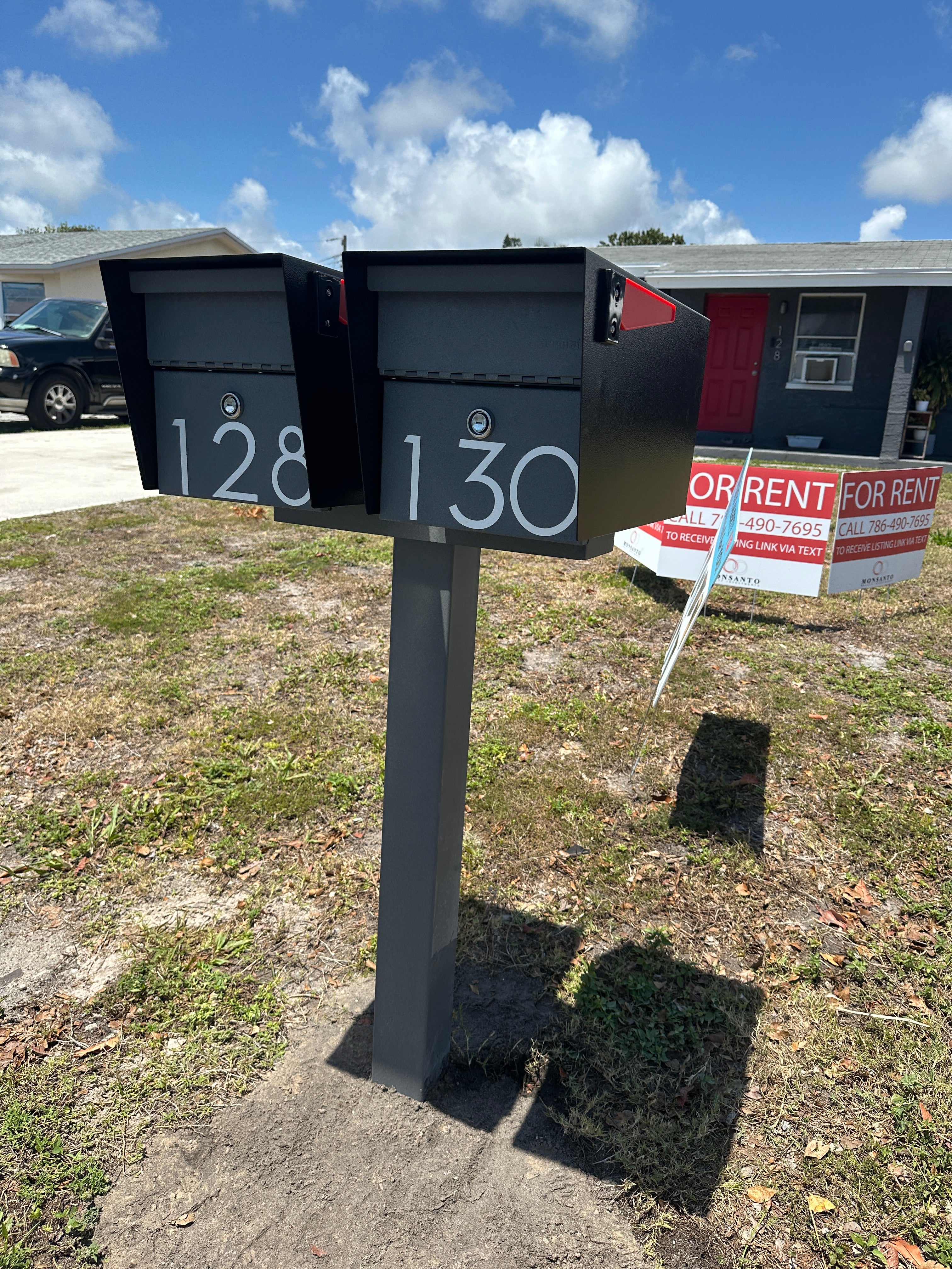 Flat Adhesive House Numbers