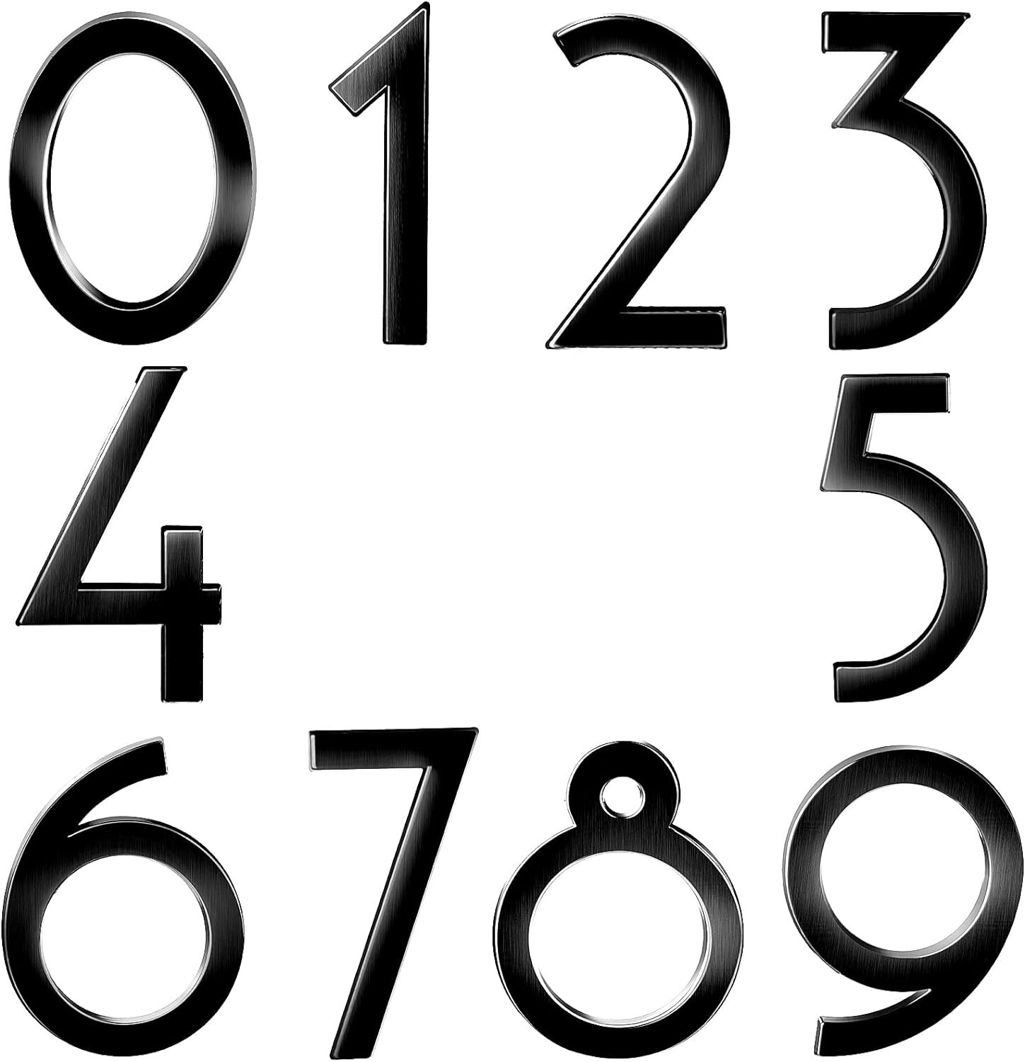 3D Adhesive House Numbers