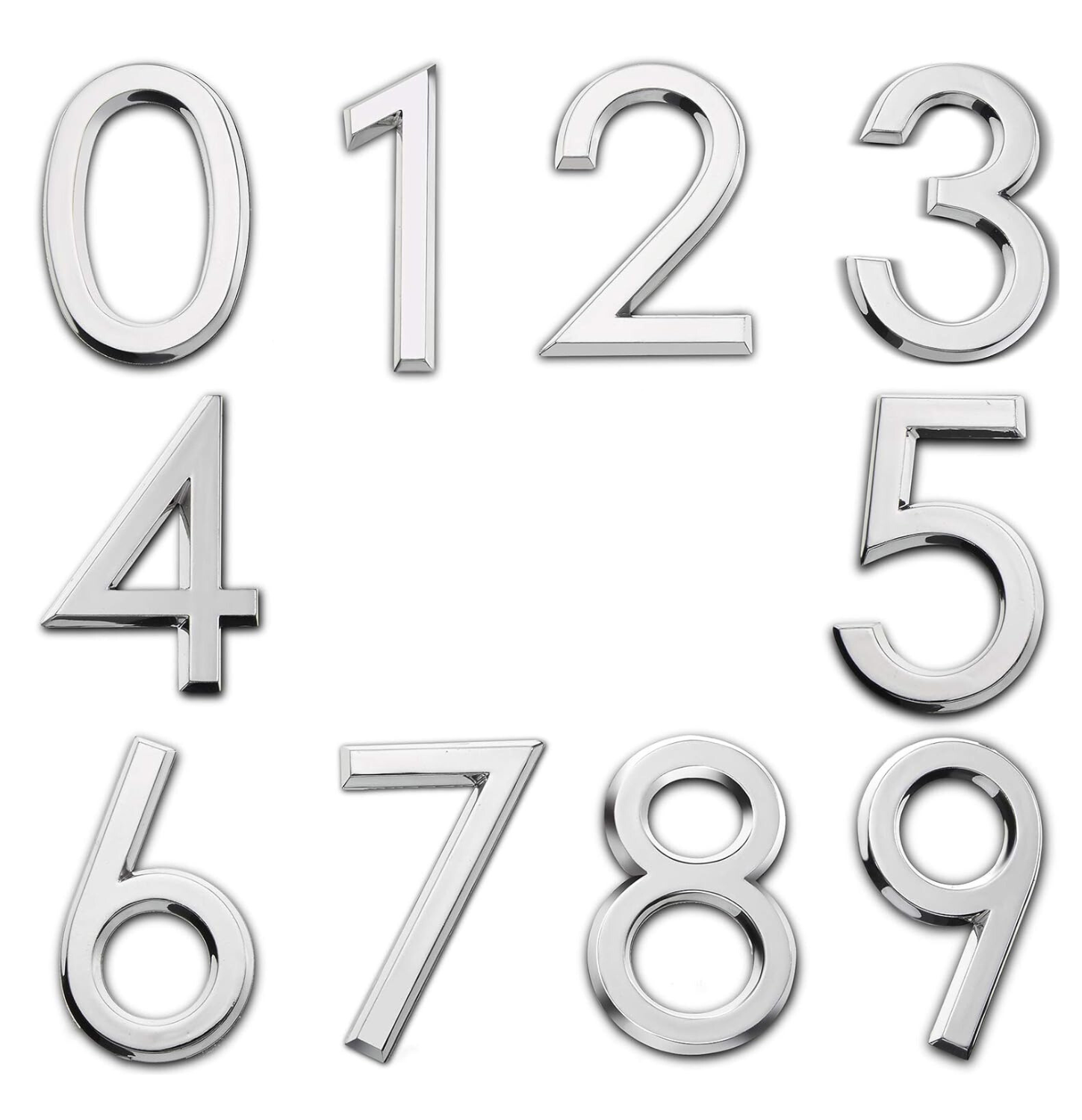 3D Adhesive House Numbers