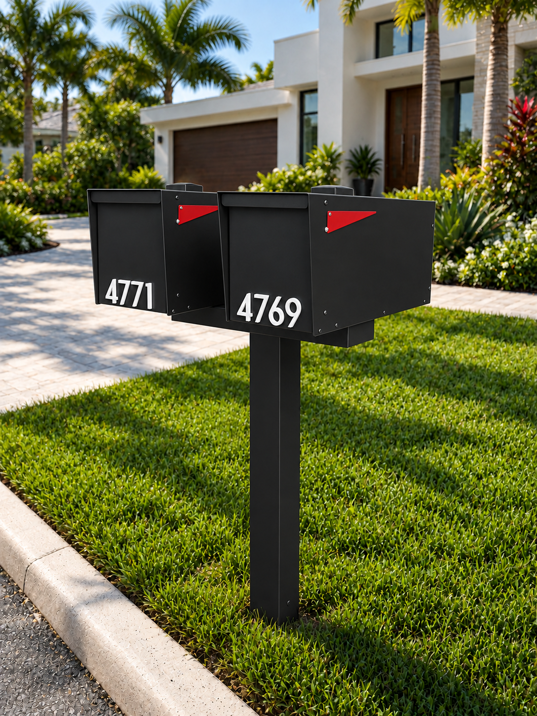 Solstice Duo in black with black shared post
