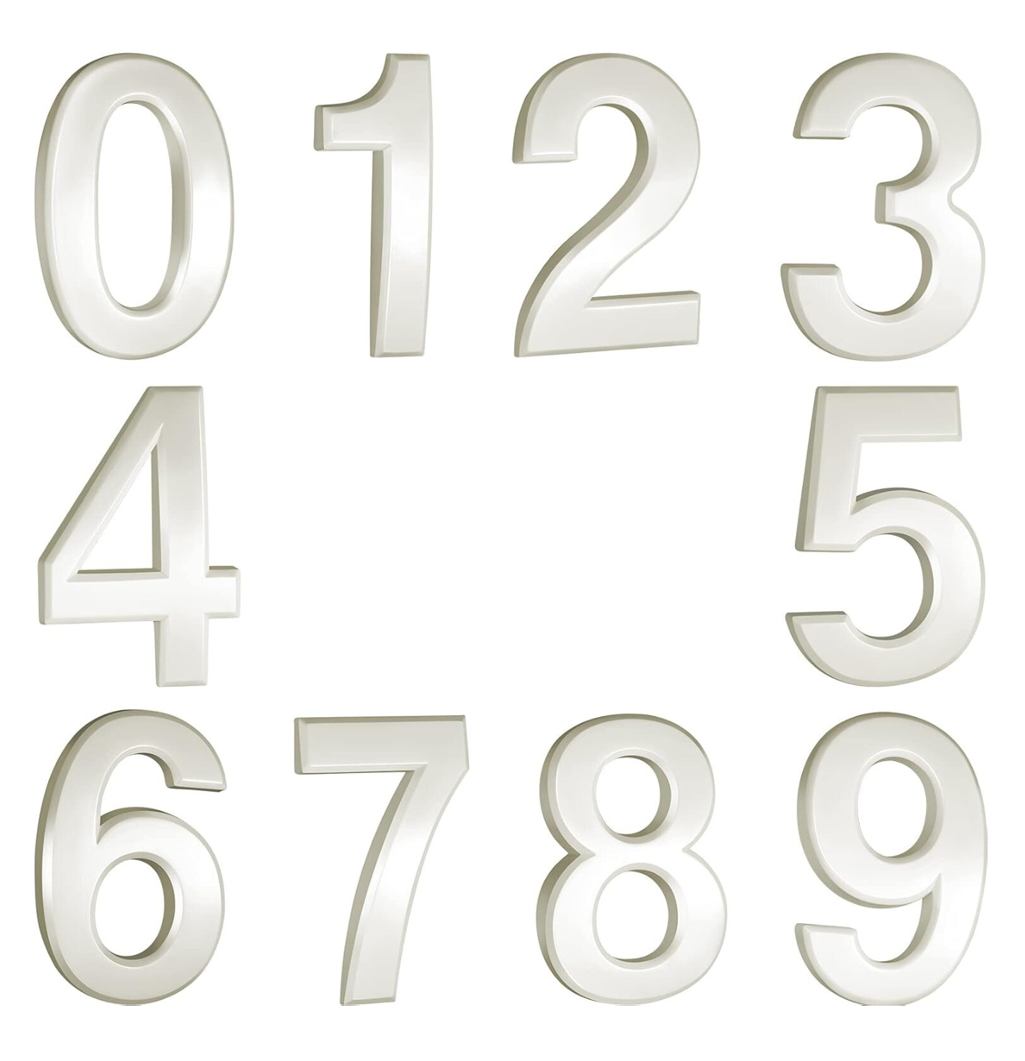 3D Adhesive House Numbers