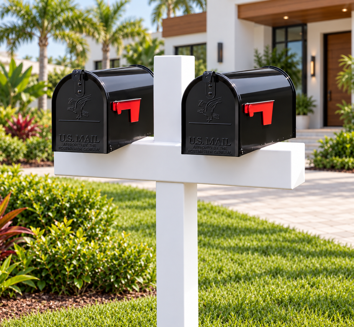 Crossline Duo Elite double-mailbox design