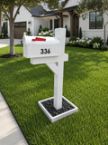 Mailbox Base Box Post-Mounted