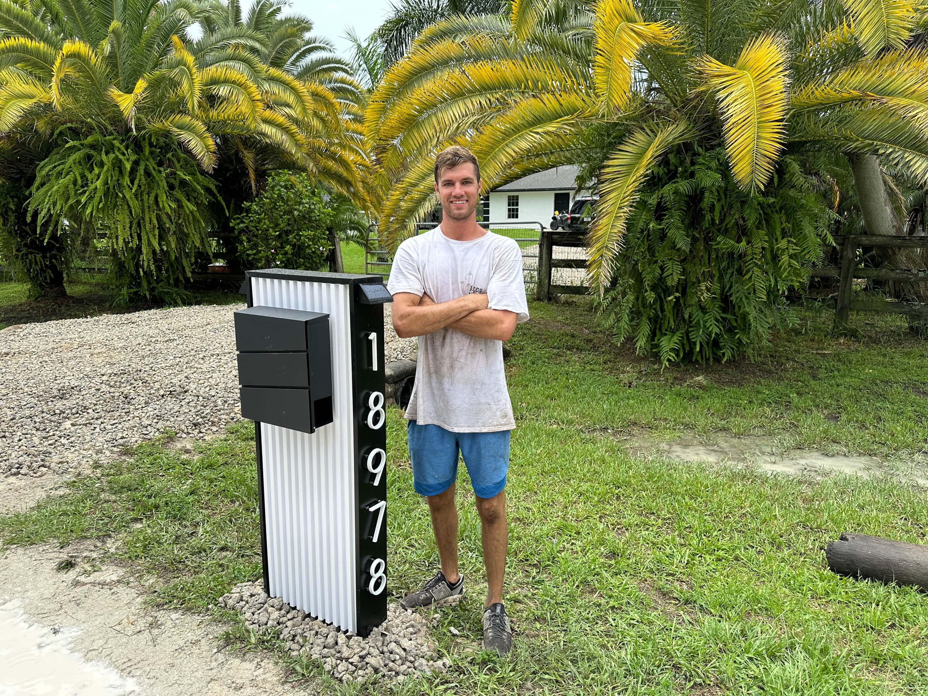 Acoustic Square Mailbox Installation