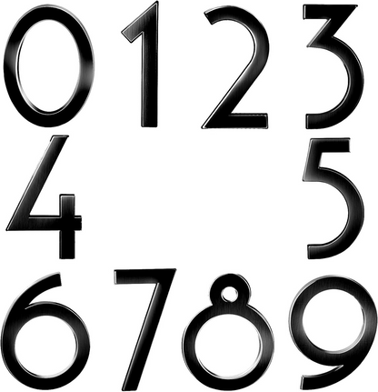 3D Adhesive Numbers 2.5"