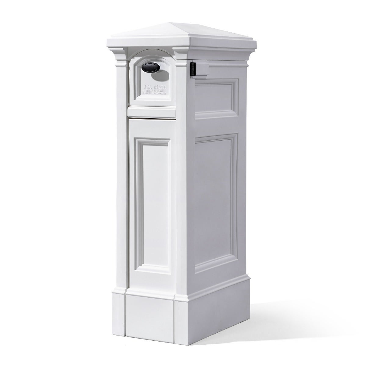 Atherton Reserve storage mailbox in Classic White