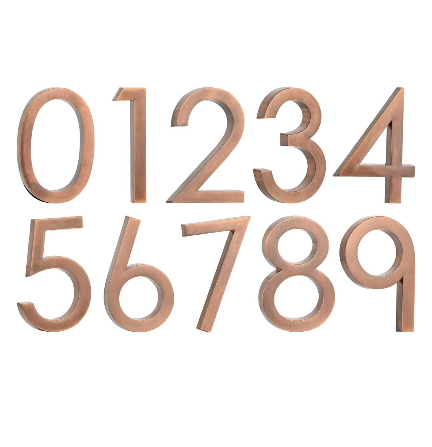 3D Adhesive Numbers 2.5"