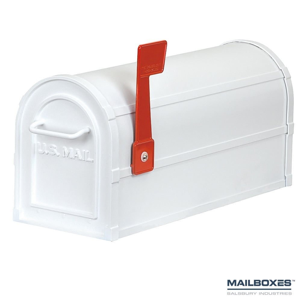 White mailbox — manufacturer component photo
