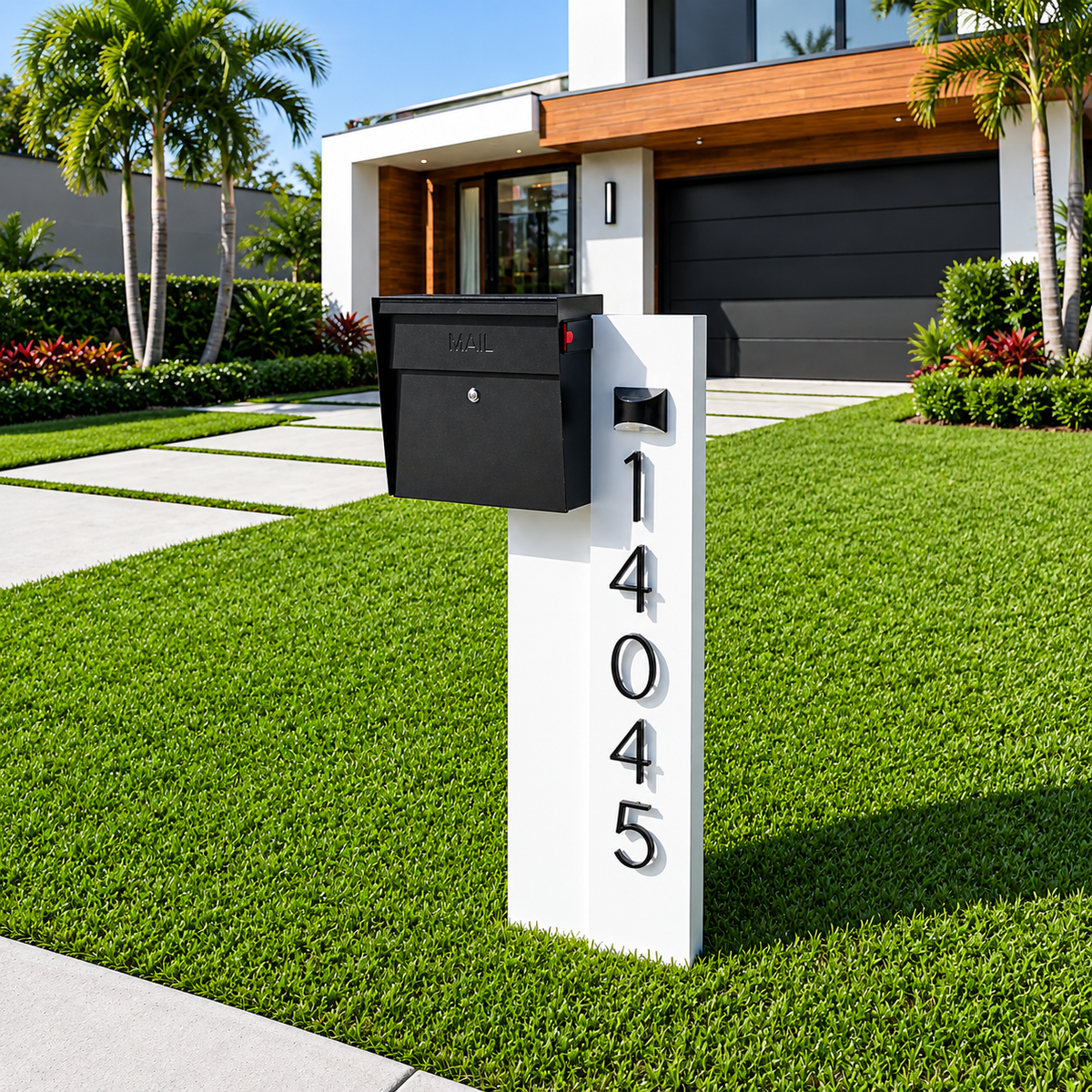 offset-twins-aluminum mailbox design — square thumbnail